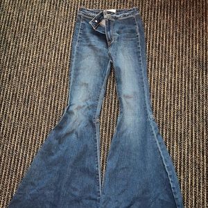 Free People Flared Denim Jeans